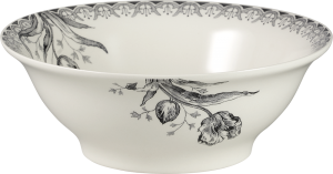 Gien Tulipes Noires Cereal Bowl - 11 oz
