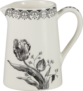 Gien Tulipes Noires Creamer