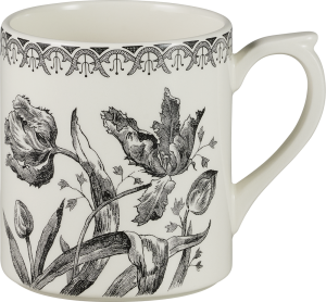 Gien Tulipes Noires Mug - Large / 14 oz.