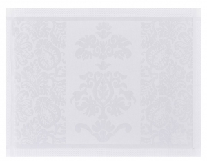 Le Jacquard Francais Siena Blanc Placemat - 21" x 15" / Set 4