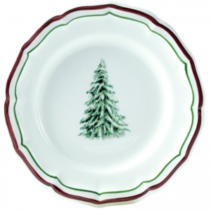 Gien Filets Noel Canape Plate