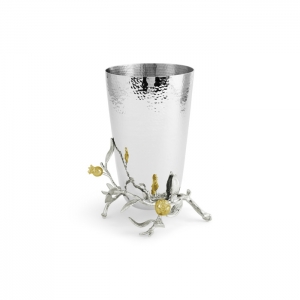 Michael Aram Pomegranate Silver & Gold Vase