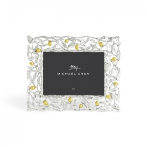 Michael Aram Pomegranate Silver & Gold Frame - 5 x 7