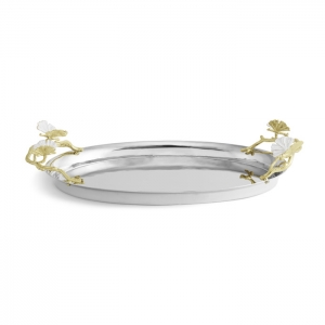 Michael Aram Butterfly Ginkgo Gold Medium Tray - 15.75"