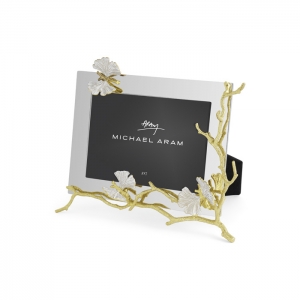 Michael Aram Butterfly Ginkgo Gold Reflective Frame - 5 x 7