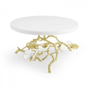 Michael Aram Butterfly Ginkgo Gold Cakestand