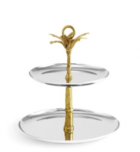 Michael Aram Palm 2-Tier Etagere