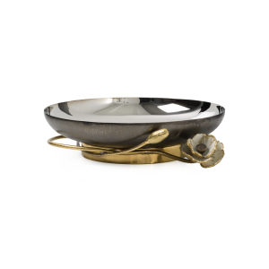 Michael Aram Anemone Footed Platter Small - 9"