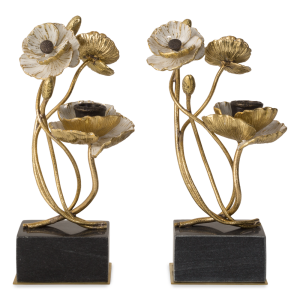 Michael Aram Anemone Candleholders / Set 2
