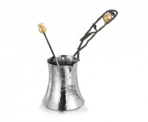 Pomegranate Coffee Pot w/Spoon