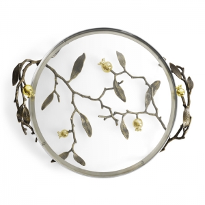 Michael Aram Pomegranate Glass Platter