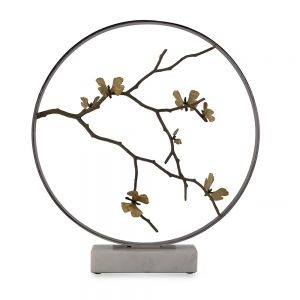 Michael Aram Butterfly Ginkgo Moon Gate Sculpture - 22"