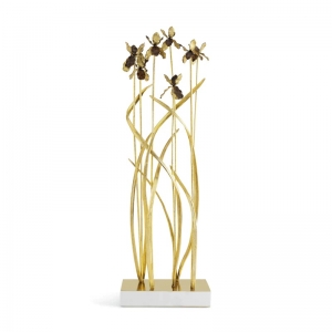 Michael Aram Black Iris Garden Sculpture