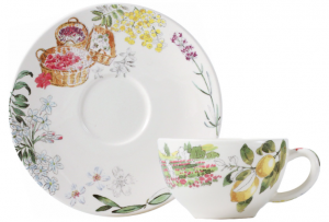 Gien Provence Tea Cup & Saucer -  Set 2