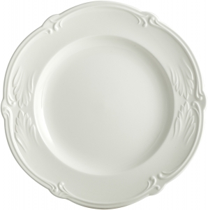 Gien Rocaille White Canape Plate