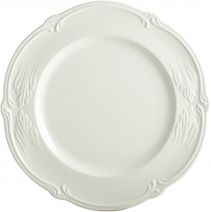 Gien Rocaille White Dinner Plate