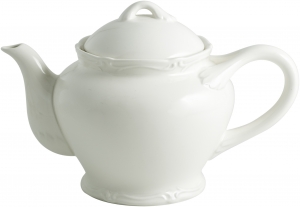 Gien Rocaille White Teapot