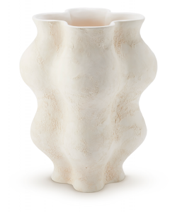 AERIN Corvo Large Vase / Parchment -13"