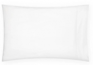 Sferra Giza 45 Corto Sateen White King Pillowcase 22X42 - Pair