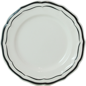 Gien Filet Midnight Dessert Plate - 9"