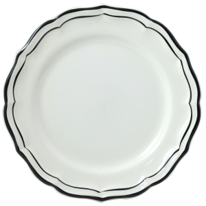 Gien Filet Midnight Dinner Plate - 10.25"