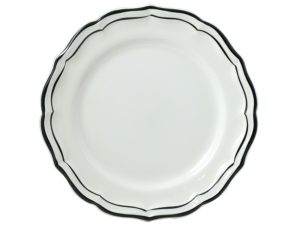 Gien Filet Midnight Canape Plate - 6.5"