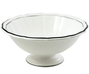 Gien Filet Midnight Open Vegetable - 11.75"