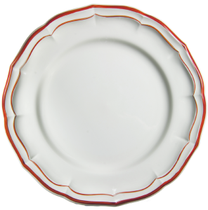 Gien Filet Rouge Dessert Plate