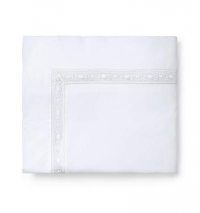 Sferra Giza 45 Lace - White Queen Duvet Cover - 88X92