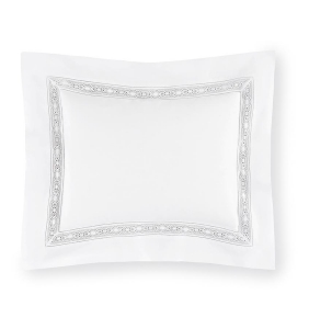 Sferra Giza 45 Lace - White Standard Pillowsham - 21 X 26