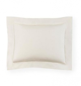 Sferra Giza 45 Percale - Ivory Boudoir Pillowsham - 12 X 16