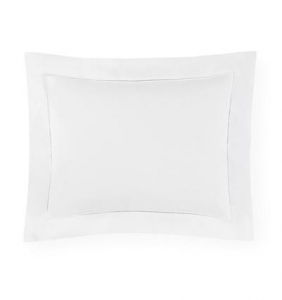 Sferra Giza 45 Percale - White Continental Pillowsham - 26 X 26