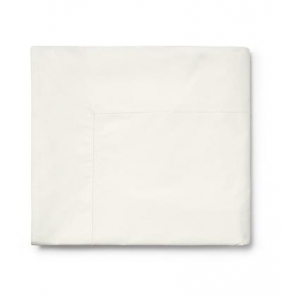 Sferra Giza 45 Percale - Ivory King Flat Sheet - 114 X 114