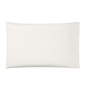 Sferra Giza 45 Percale - Ivory King Pillow Case / Pair - 22 X 42