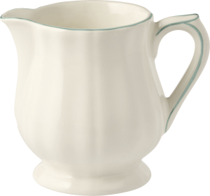 Gien Filet Celadon / Earth Grey Creamer