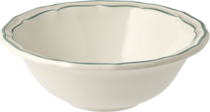 Gien Filet Celadon / Earth Grey XLarge Cereal Bowl