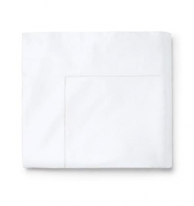 Sferra Giza 45 Sateen - White King Flat Sheet - 114 X 114