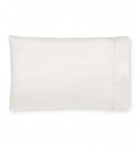 Sferra Giza 45 Sateen - Ivory King Pillowcase - 22 X 42