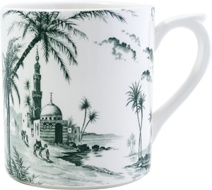 Gien Les Depareillees Green Mug XL - 14 oz.