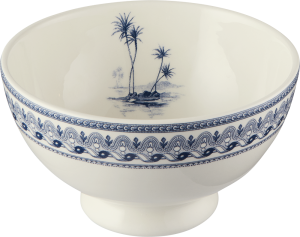 Gien Les Depareillees Blue Bowls / Set 2 - 13 oz.