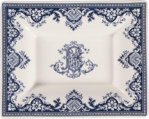 Gien Les Depareillees Bleu Rectangular Candy Tray