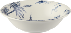 Gien Les Depareillees Blue U.S. Cereal Bowl - 6.5"