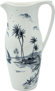 Gien Les Dépareillées Bleu Pitcher