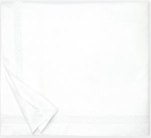 SFERRA Giza 45 Ornato White -King Duvet Cover