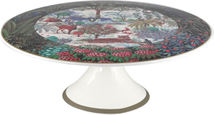 Gien Le Jardin Du Palais Footed Cake Stand -12"