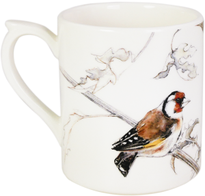Gien Les Oiseaux De La Foret Mug Goldfinch