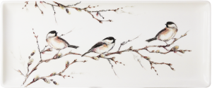 Gien Les Oiseaux De La Foret Oblong Serving Tray
