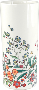 Gien Poesie Cylinder Vase Small - 5.5"