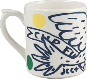 Gien Archipel Sentimental Mug Bird
