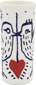 Gien Archipel Sentimental Cylinder Vase - Small